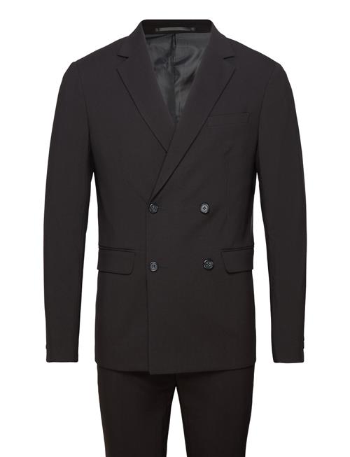 Lindbergh Plain Db Mens Suit - Normal Lenght Lindbergh Black