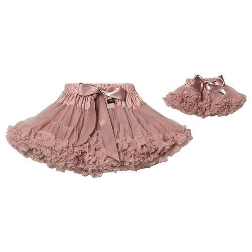 DOLLY by Le Petit Tom Kat Princess Pettiskirt Støvet Pink | Lyserød | 0-1 years