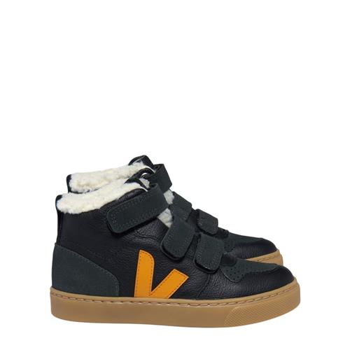 Veja Small V-10 Mid Forede Sneakere Black Ouro Graphite | Sort | 28 EU