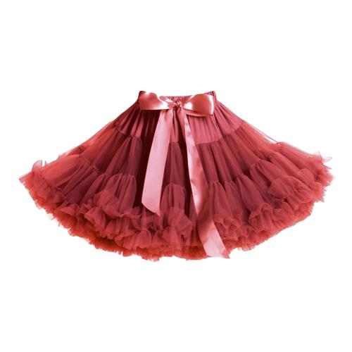 DOLLY by Le Petit Tom Vintage Pettiskirt Red | Rød | 6-8 years