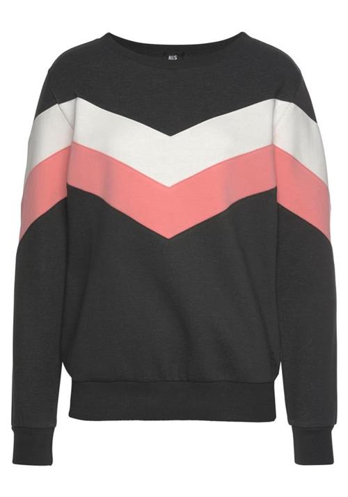 H.I.S Sweatshirt  lys pink / sort / naturhvid