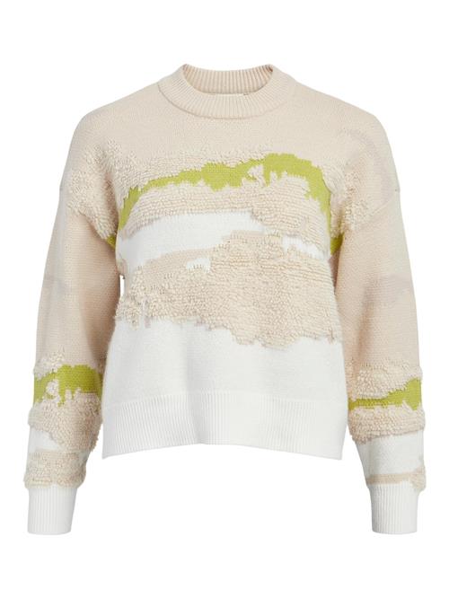 OBJECT Pullover  sand / grøn / hvid