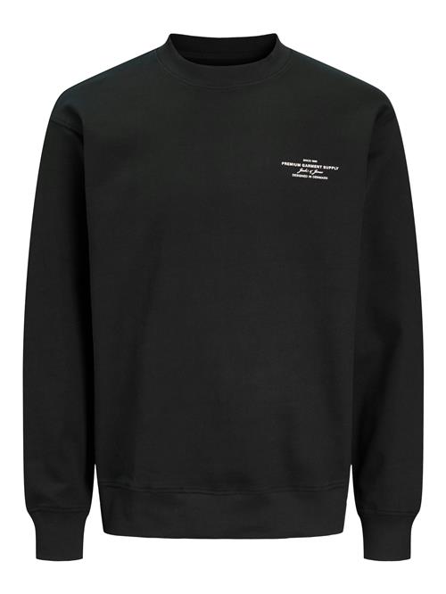 JACK & JONES Sweatshirt 'JPRCcchad'  sort / hvid