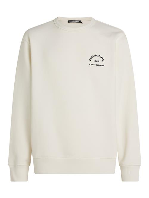 Karl Lagerfeld Sweatshirt  creme / sort