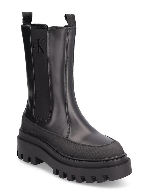 Calvin Klein Flatform Chelsea Boot Lth Wn Calvin Klein Black