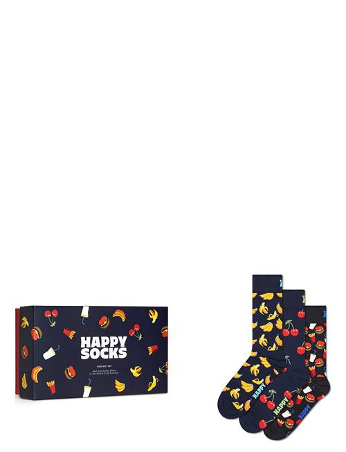 Happy Socks 3-Pack Food Socks Gift Set Happy Socks Navy