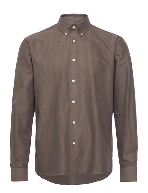 Mads Nørgaard Cotton Oxford Sune Stripe Shirt Bd Mads Nørgaard Brown