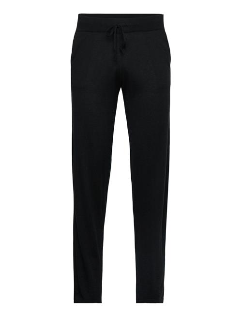 Davida Cashmere Man Fine Knit Pants Davida Cashmere Black