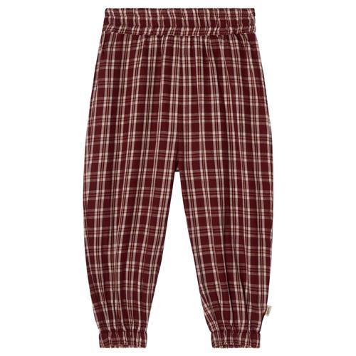 Buddy & Hope Viggo Christmas Check Bukser i Red 62/68 cm  Rød Tern 62/68 cm  Unisex