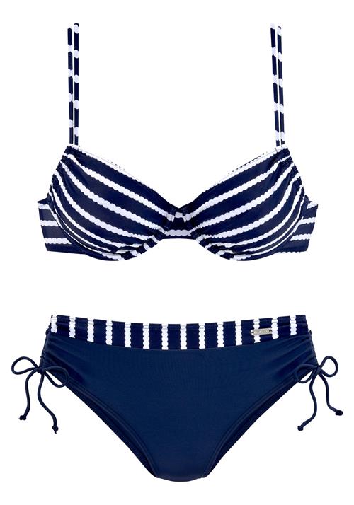 LASCANA Bikini  navy / hvid