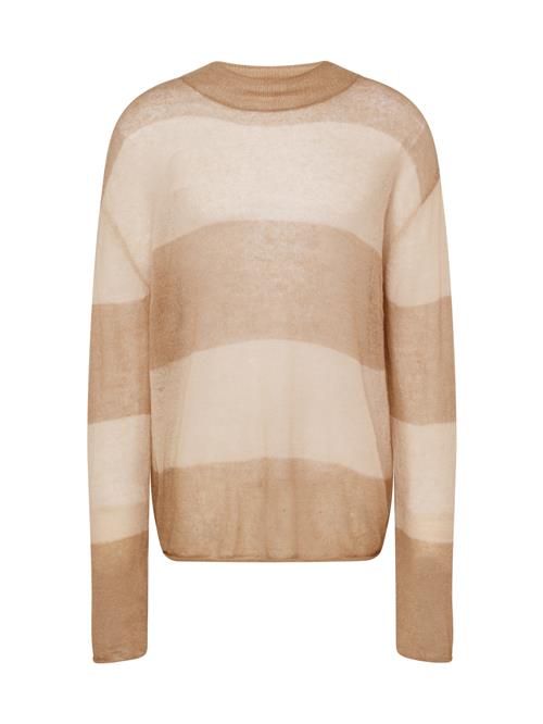 WEEKDAY Pullover 'Frans'  beige / mørkebeige