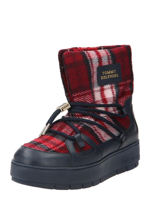 TOMMY HILFIGER Snowboots  mørkeblå / carminrød / hvid