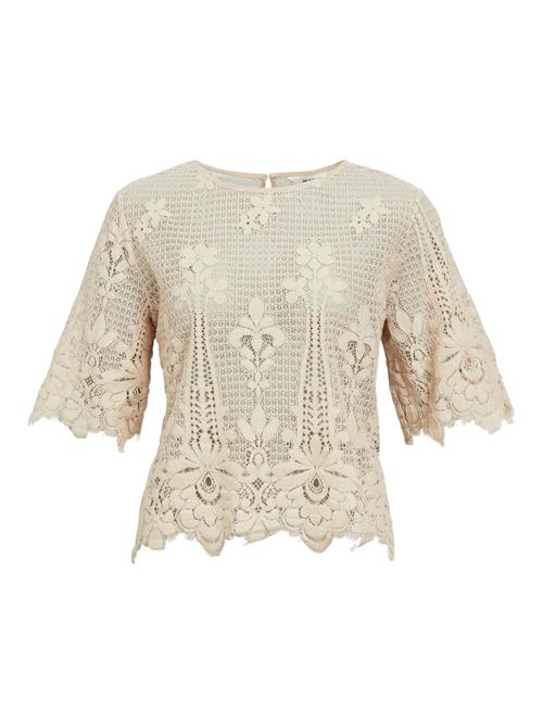 OBJECT Bluse 'OBJRIMINI'  beige