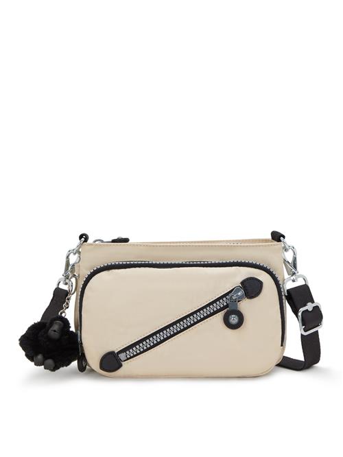 KIPLING Skuldertaske 'NEW MILOS'  creme / sort