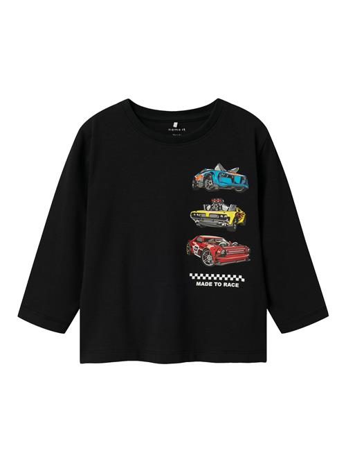 NAME IT Shirts 'NMMDRUM HOTWHEELS'  blå / gul / blodrød / sort