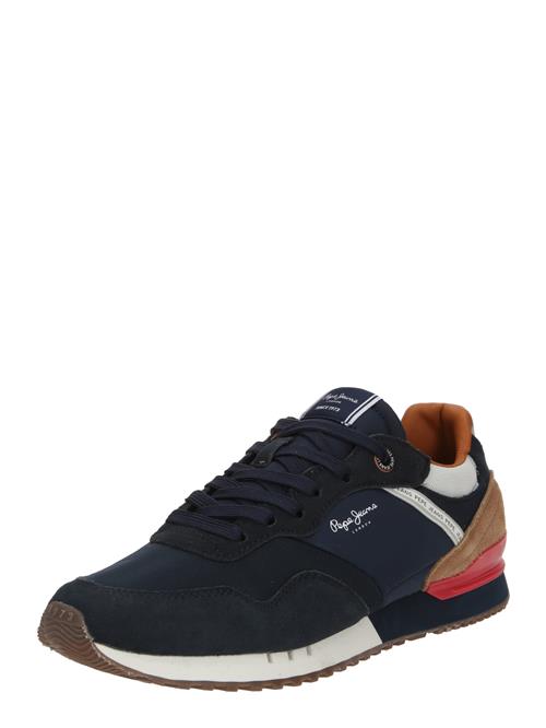 Pepe Jeans Sneaker low 'LONDON'  marin / lysebrun / offwhite