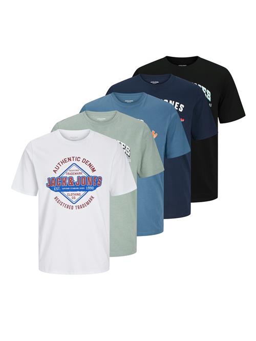 JACK & JONES Bluser & t-shirts  navy / safir / mint / sort / hvid