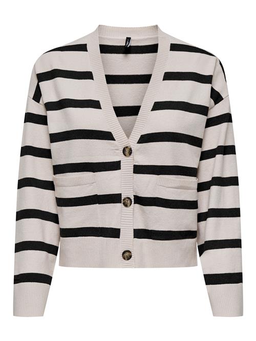 ONLY Cardigan 'ONLAma'  lysebeige / sort