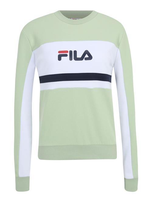 Se FILA Sportsweatshirt 'LISHUI'  blå / lysegrøn / rød / hvid ved About You