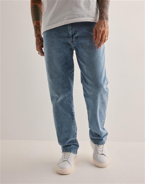 Que Sera Sera Donny Denim Straight jeans Blå