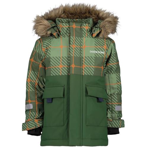 Didriksons Polarbjörn Parka Jakke Pine Green | Grønn | 140 cm