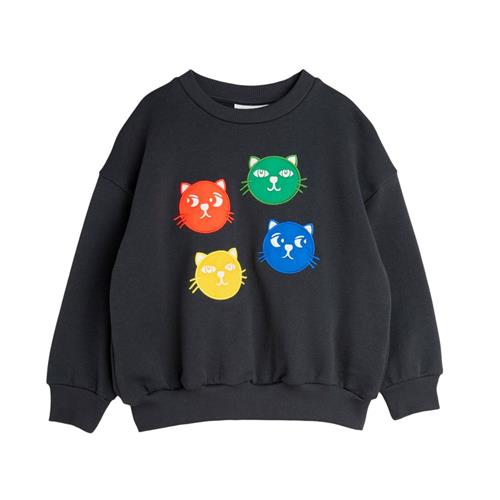 Mini Rodini Cool Cat Sweatshirt Black | Sort | 80/86 cm