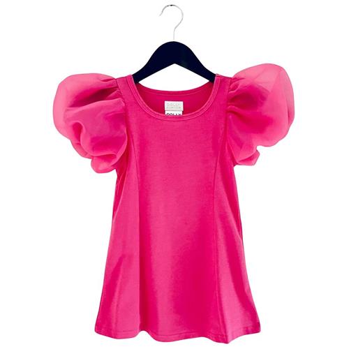 DOLLY by Le Petit Tom Dolly World Organza Kjole Barbie Pink | Lyserød | 6-8 years