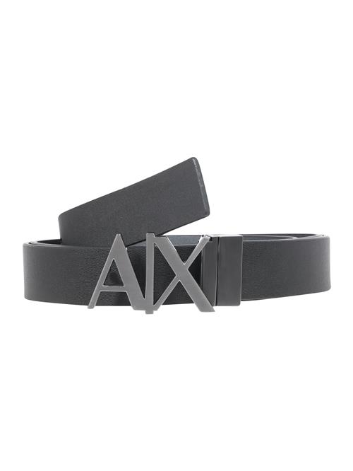 ARMANI EXCHANGE Bælte  sort / sølv