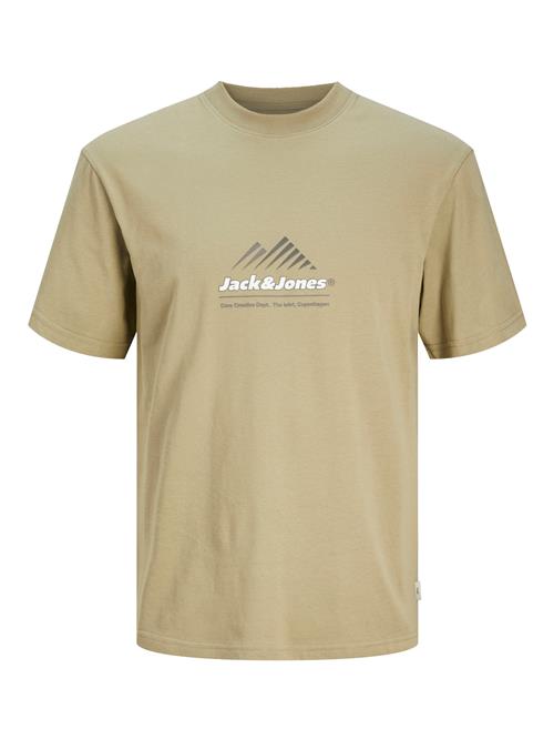 JACK & JONES Bluser & t-shirts 'JCOLIMA'  mørkebeige / antracit / greige / hvid