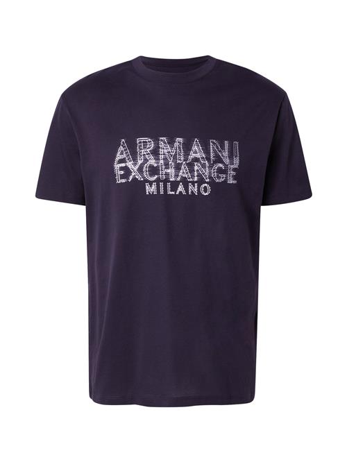 Se ARMANI EXCHANGE Bluser & t-shirts  mørkeblå / hvid ved About You