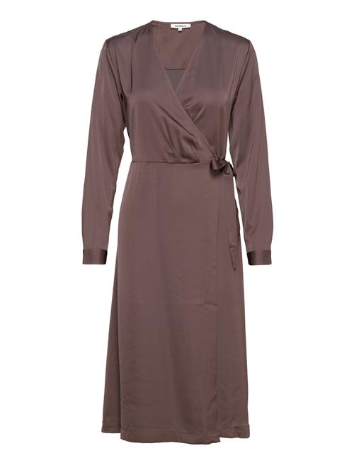 Soft Rebels Srellie Midi Wrap Dress Soft Rebels Brown