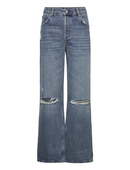 GANT D2. Hw Relaxed Straight Rip Jeans GANT Blue