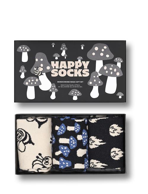 Happy Socks 3-Pack Monochrome Magic Socks Gift Set Happy Socks Black