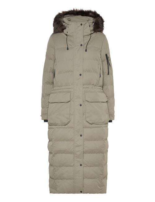 Superdry Mf Faux Fur Hooded Parka Superdry Khaki