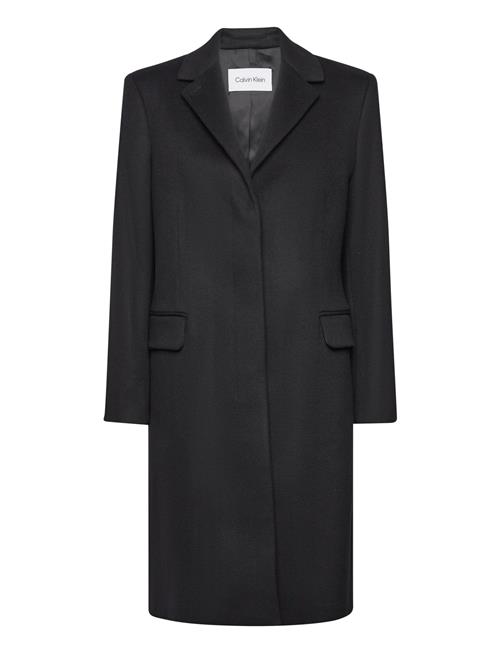 Calvin Klein Essential Wool Coat Calvin Klein Black