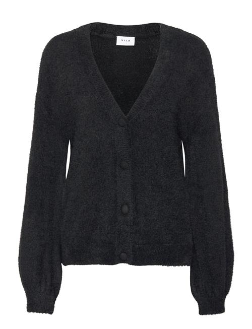 Vila Vilajuli Ls Over Rev Knit Cardi-Noos Vila Black