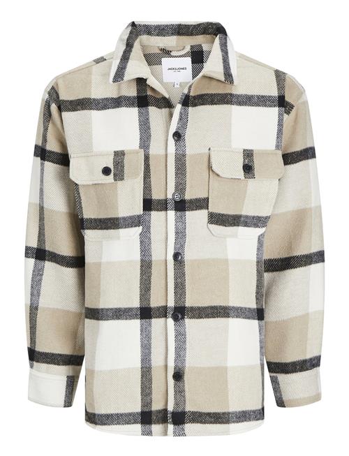 Jack & Jones Jjebradley Ollie Overshirt Ls Noos Jack & J S Beige