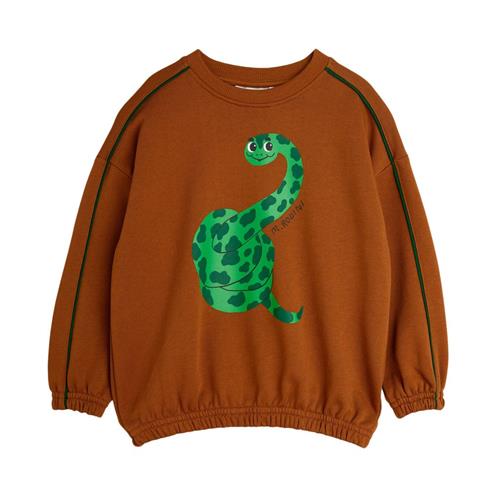 Mini Rodini Slange Mønster Sweatshirt Brown | Brun | 104/110 cm