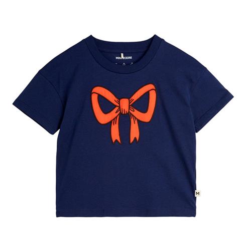 Mini Rodini T-shirt med sløjfe Blue | Blå | 80/86 cm