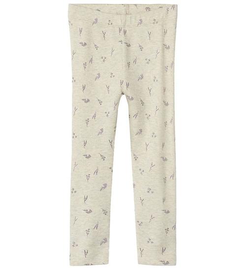 Name It Leggings - NmfDabua - Peyote Melange/Small Flower