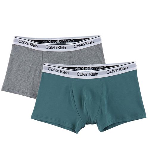 Calvin Klein Boxershorts - 2-pak - Greyheather/Northatlantic