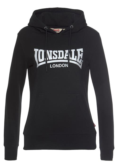 LONSDALE Sweatshirt  sort / hvid