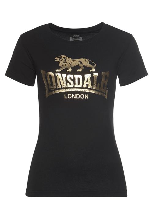 LONSDALE Shirts 'Bantry'  guld / sort