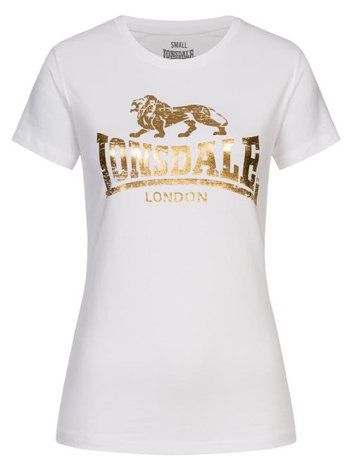 LONSDALE Shirts 'Bantry'  guld / hvid