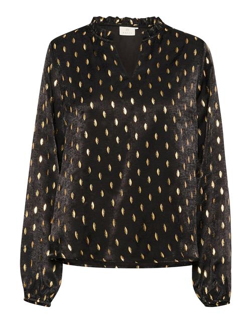 Kaffe Bluse 'Sofie'  guld / sort