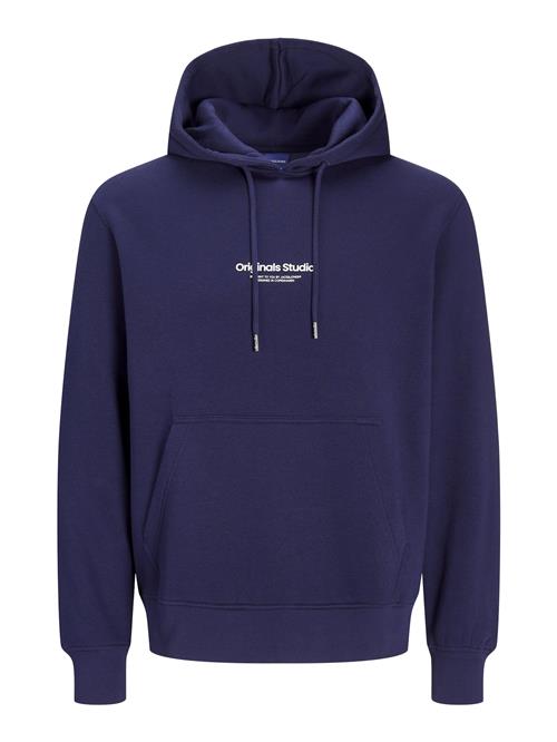 JACK & JONES Sweatshirt  marin / hvid