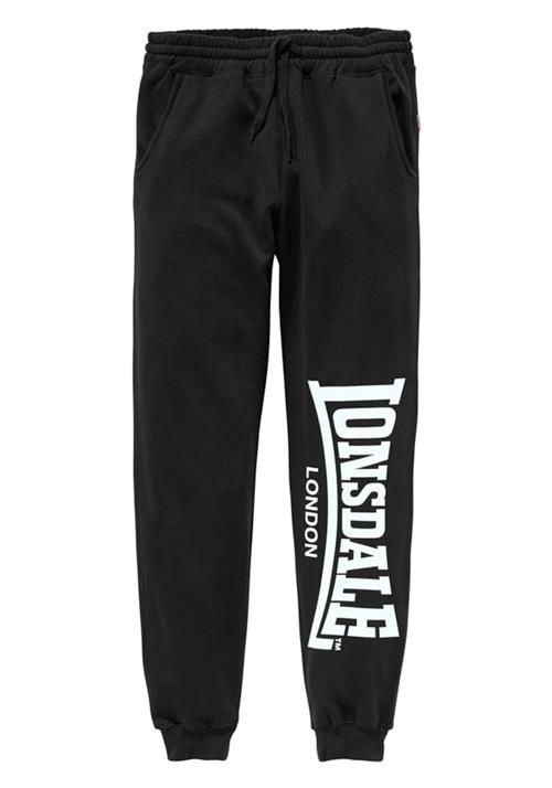 LONSDALE Bukser  sort / hvid