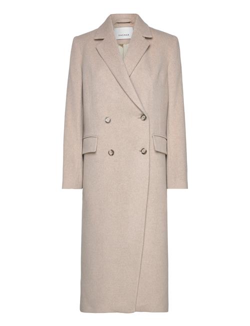 House Of Dagmar Double Breasted Coat House Of Dagmar Beige