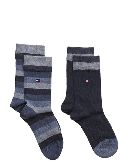 Tommy Hilfiger Th Kids Basic Stripe Sock 2P Tommy Hilfiger Blue