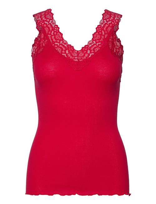 Rosemunde Organic Top W/ Lace Rosemunde Red